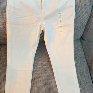 H&M Women's Cream Skinny Jeans